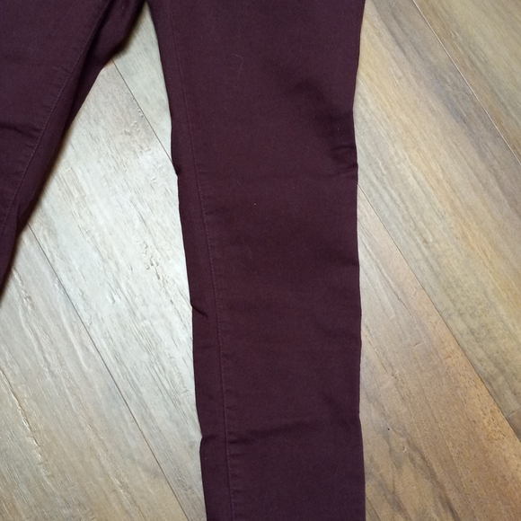 Wax Jeans Butt I Love You,High Rise Butt Lifting. Burgundy. Size 7/28 - Picture 5 of 10